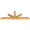 Ekena Millwork Saratoga Rough Sawn Timber Gable Bracket, Western Red Cedar, 72"W x 27"H x 4"D x 4"F, 9/12 Pitch GBW072X27X0404SAR00RWR - alternate 2